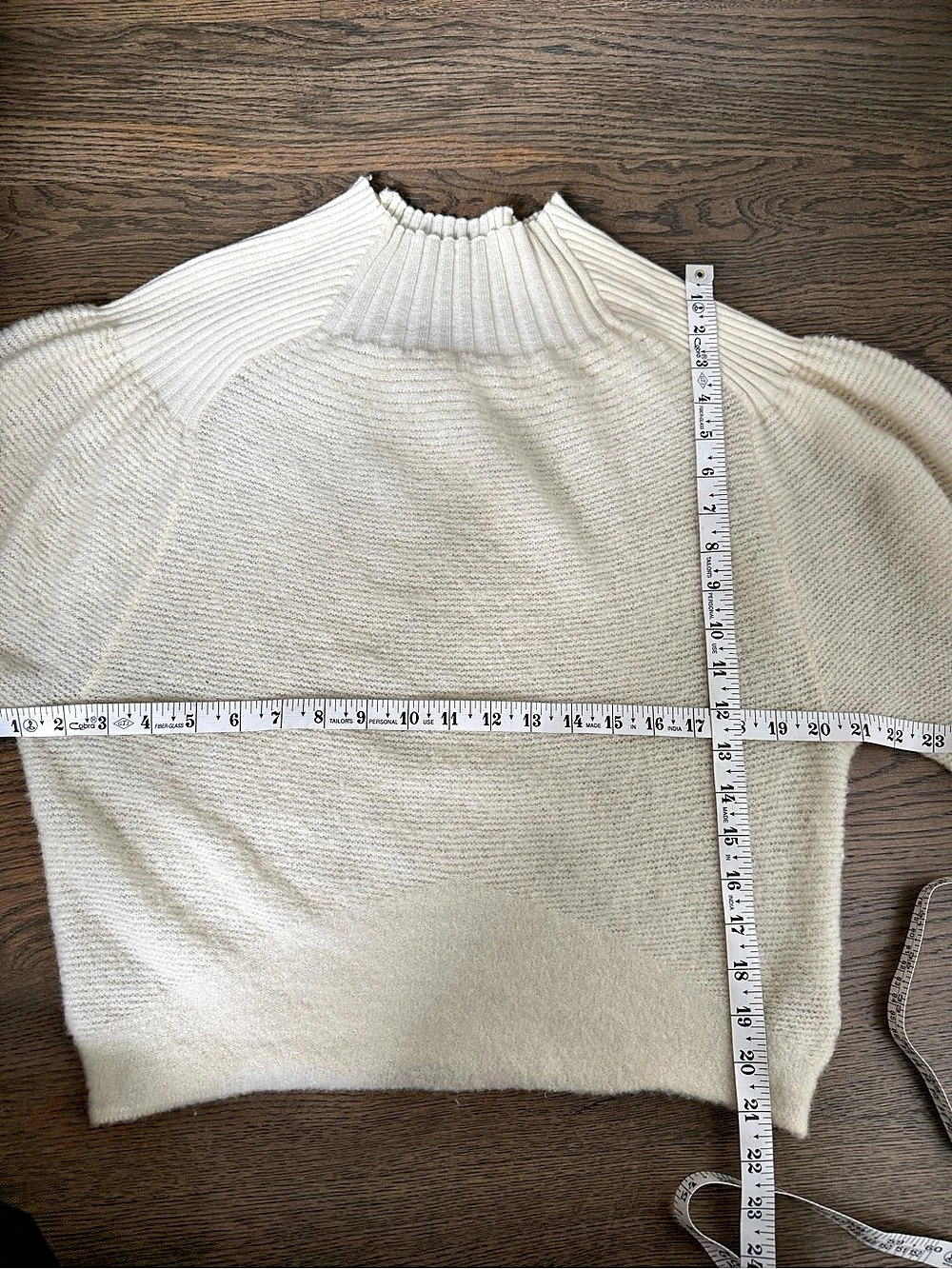 Free People Ribbed Turtleneck Sweater in Cream size S. - Picture 2 of 8